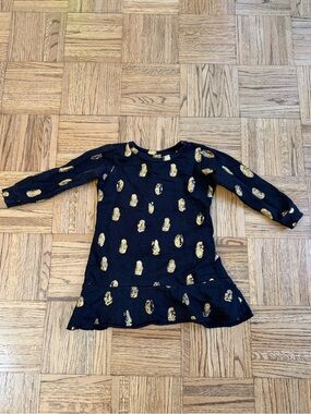 Soft Gallery Dress with Gold Spot Print